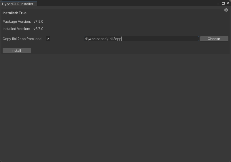 installer